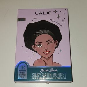 CALA Silky Satin Bonnet - Black